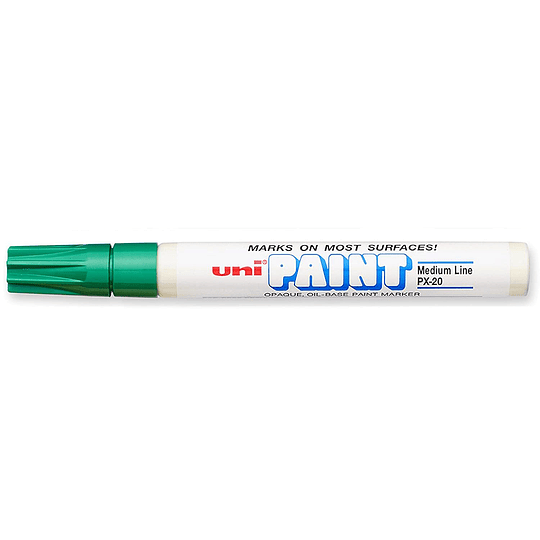 Marcador UNI-PAINT PX-20 Verde Bandera