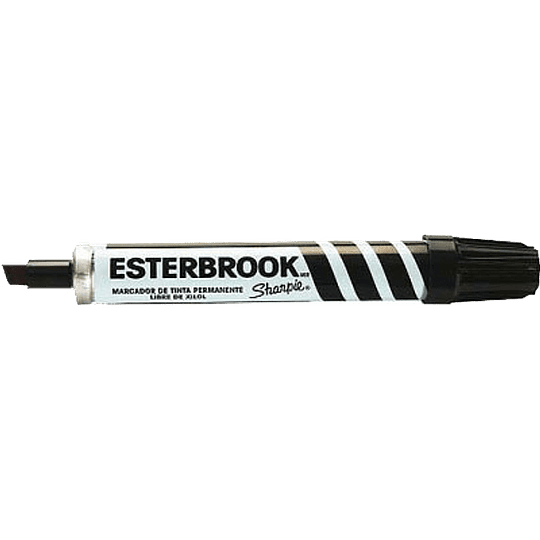 Marcador Negro Esterbrook Sharpie 