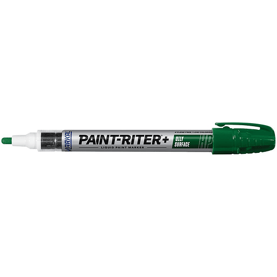 Marcador Paint-Riter+ Oily Surface Verde 96966 Markal