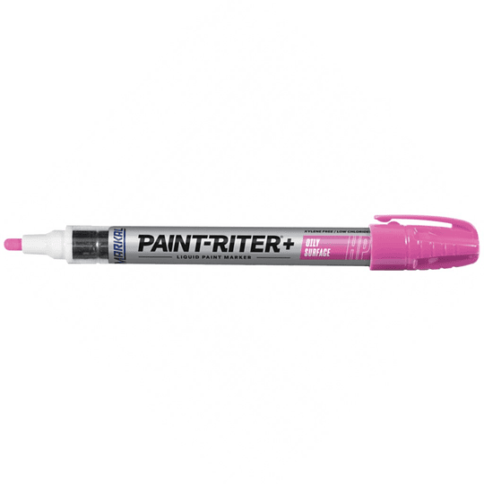 Marcador Paint-Riter+ Oily Surface Rosa 96973 Markal