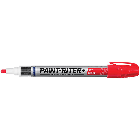Marcador Paint-Riter+ Oily Surface Rojo 96962 Markal