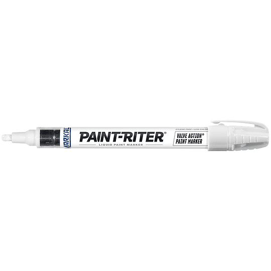 Marcador Paint-Riter+ Valve Action Blanco 96820 Markal