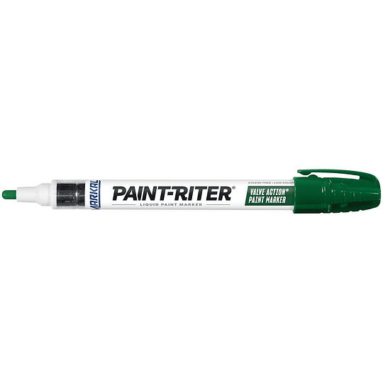 Marcador Paint-Riter+ Valve Action Verde 96826 Markal