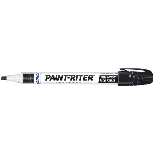 Marcador Paint-Riter + Valve Action Negro 96823 Markal