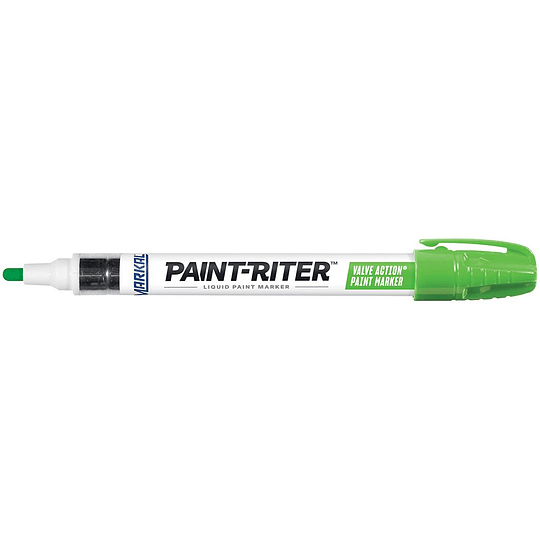 Marcador Paint-Riter+ Valve Action Verde Claro 96828 Markal