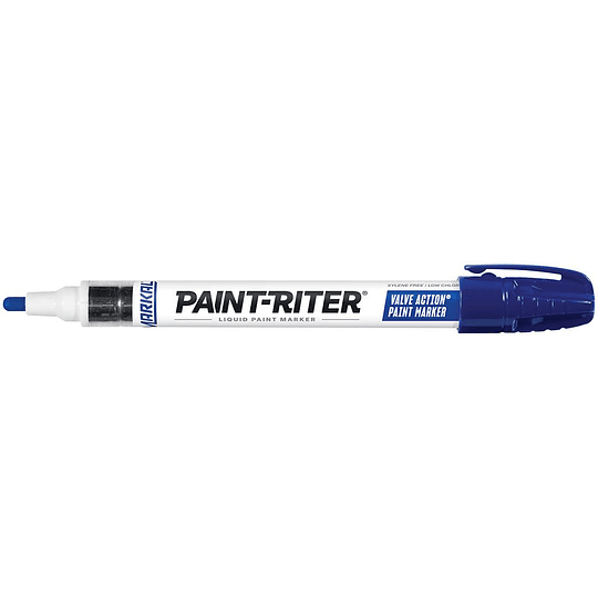 Marcador Paint-Riter+ Valve Action Azul 96825 Markal