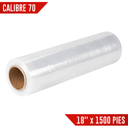 Rollo de Emplaye 18" x 1500 calibre 70 peso 2.4 kg 