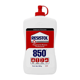 Pegamento Profesional Blanco 500 g. 850 Resistol