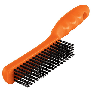 CEPILLO DE ALAMBRE CON MANGO 4 X 16