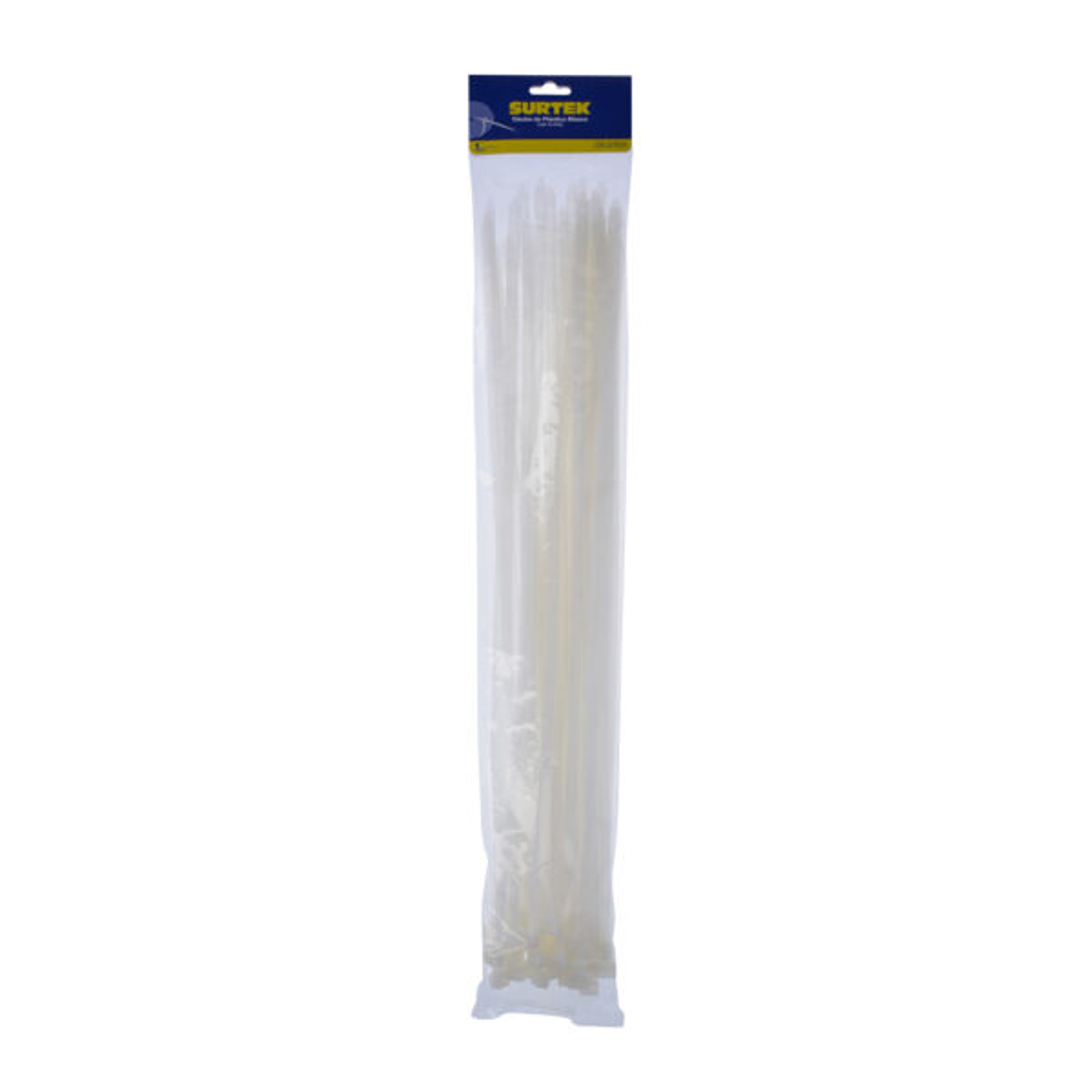 CINCHO PLASTICO 400 X 7.6 MM BLANCO (50 PIEZAS) 1