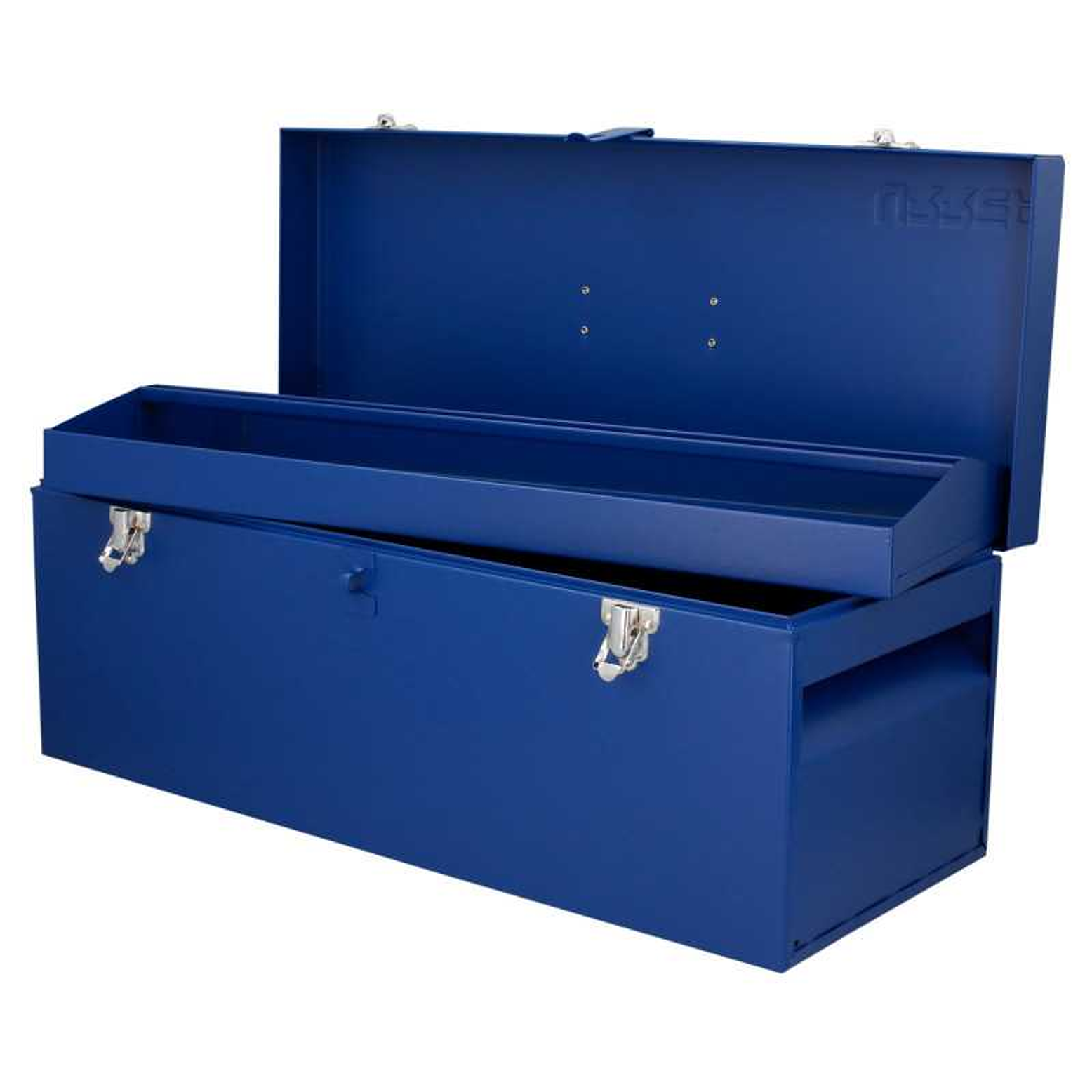 Caja portaherramientas metálica color azul 24