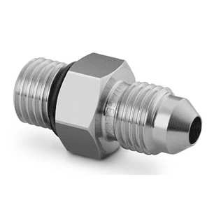 ADAPTADOR MACHO 1/4 FLEER A 7/16 ROSCA RECTA C/ORING