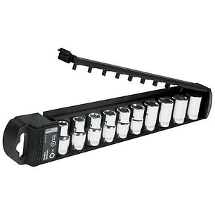 JUEGO DE 10 DADOS CUADRO 1/2' STD, TRUPER