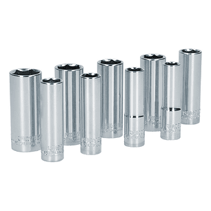 Juego de dados largos cuadro de 3/8