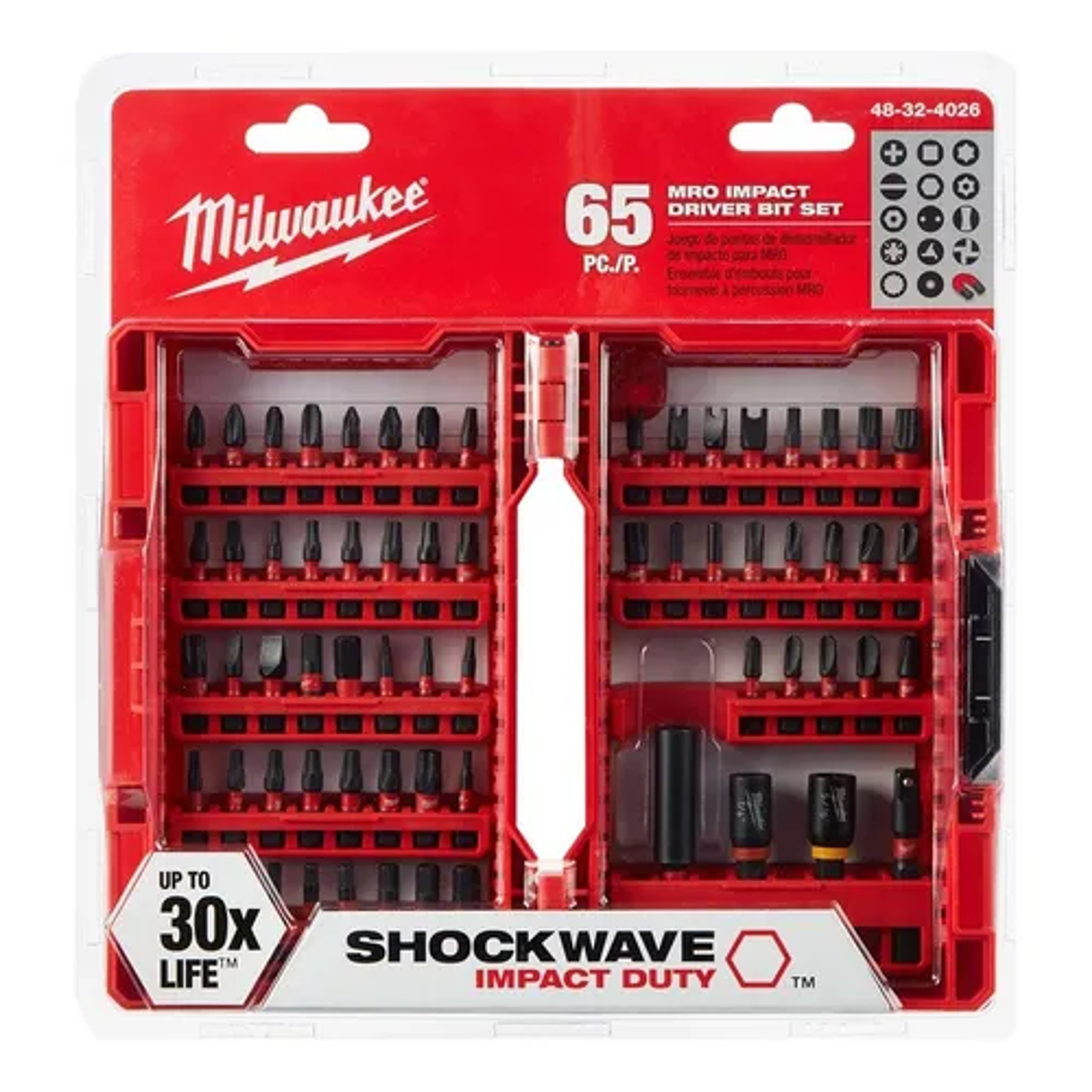 Juego de Puntas de Impacto Shockwave 65pzas 1