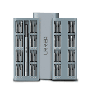 Juego de destornillador de precisión con puntas intercambiables, 48 piezas