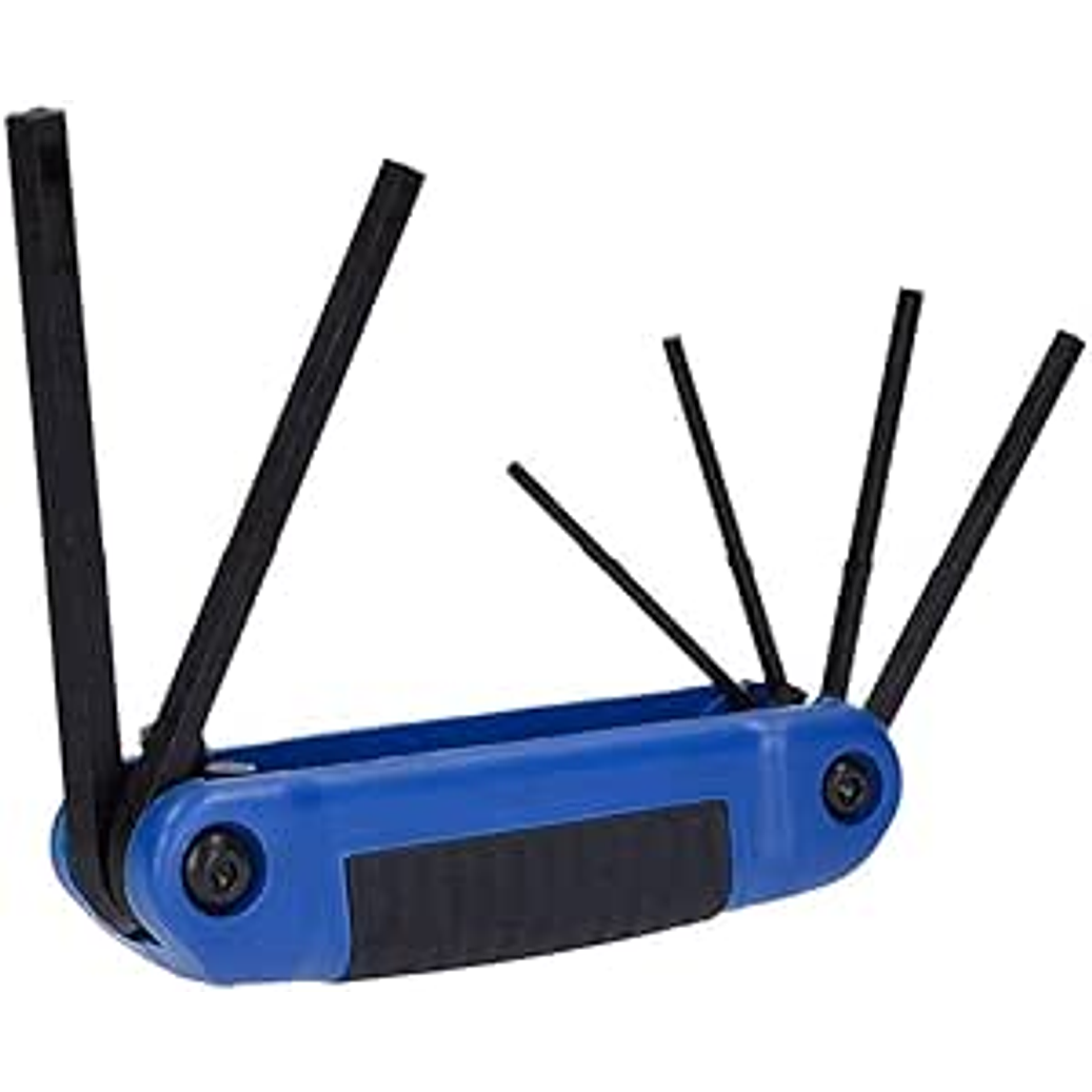 Juego de llaves hexagonales tipo navaja métricas 3 a 10 mm estuche bimaterial, 6 pz 1