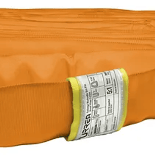 Eslinga de poliéster redonda sin fin naranja 4 m, 7 ton