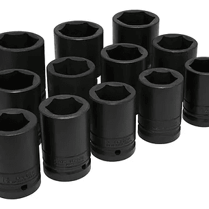 Juego de dados largos de impacto cuadro de 1