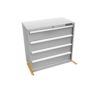 Gabinete modular fijo 4 gavetas 35