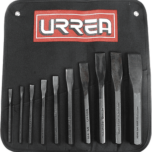 Juego combinado de cinceles corta frío, 10 piezas