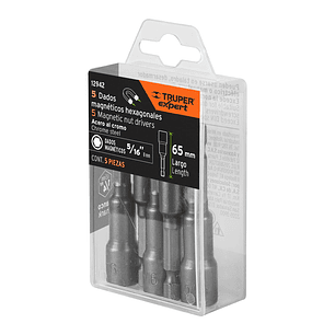 ESTUCHE CON 5 DADOS MAGNETICOS DE 5/16