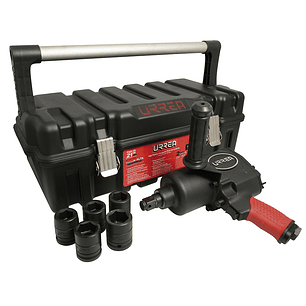 Juego de pistola de impacto neumática cuadro de 3/4