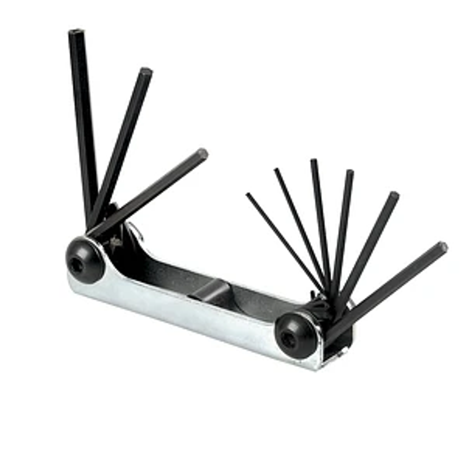 JUEGO DE LLAVES HEXAGONALES STANDARD TIPO NAVAJA CUERPO DE HULE 8 PIEZAS 1