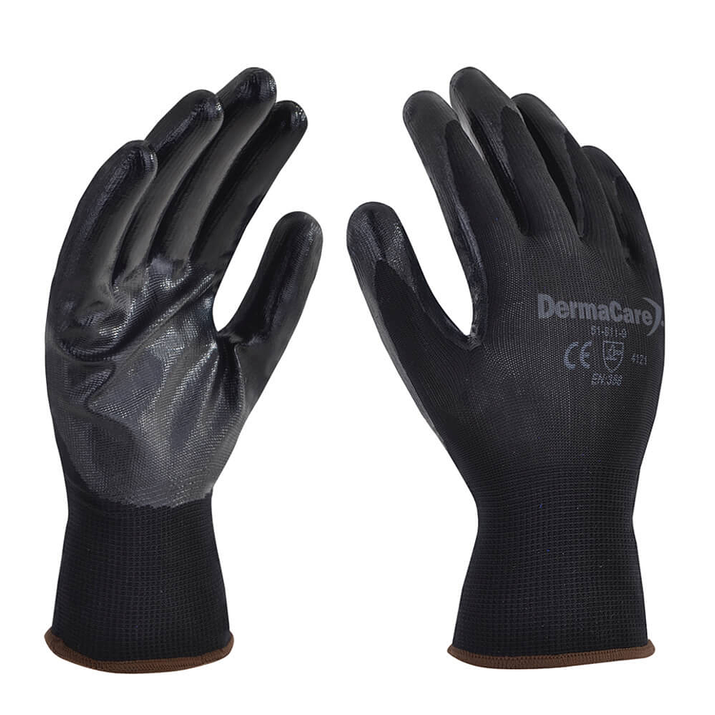 GUANTE DE NYLON CON RECUBRIMIENTO DE NITRILO ESPUMADO T 9 1