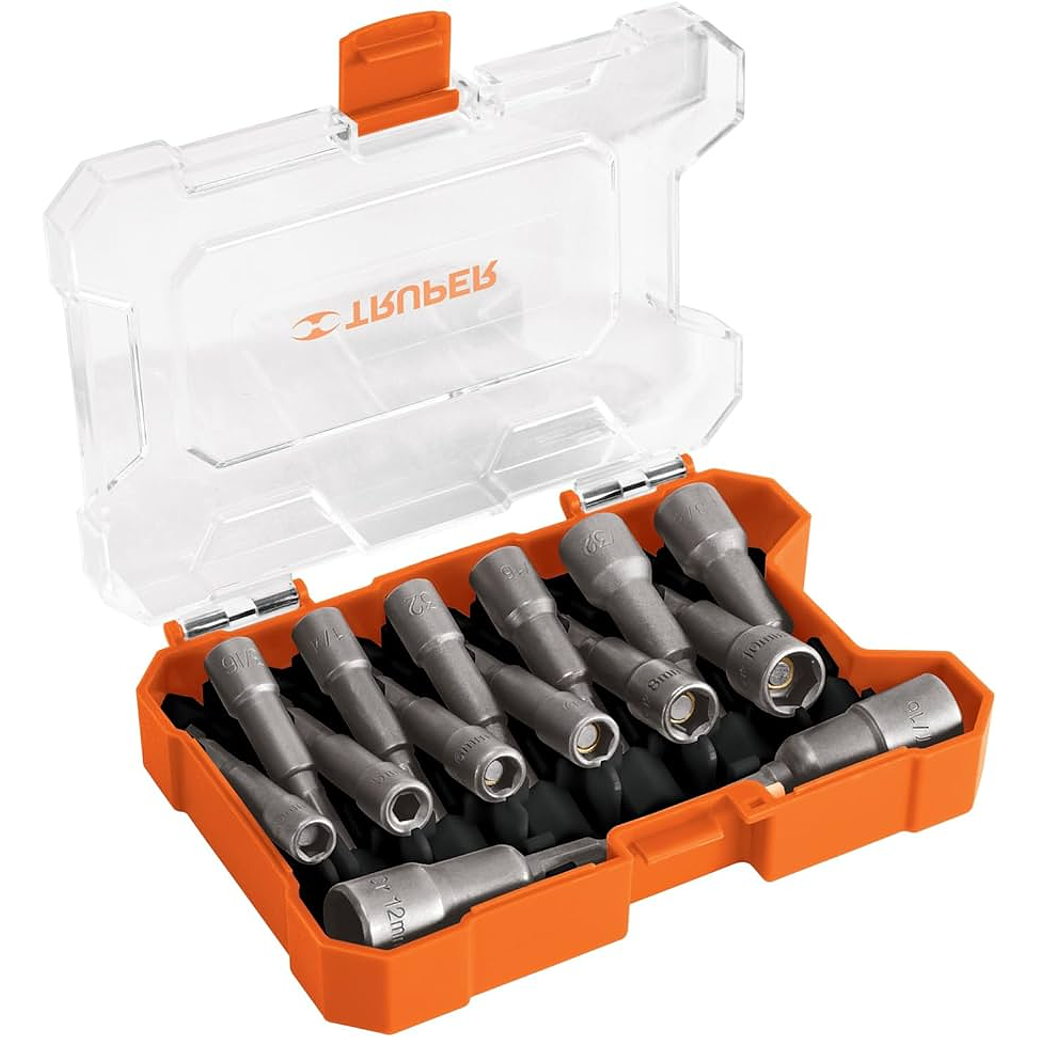 JUEGO DE 14 DADOS MAGNÉTICOS PARA TALADRO 1