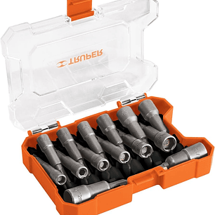 JUEGO DE 14 DADOS MAGNÉTICOS PARA TALADRO