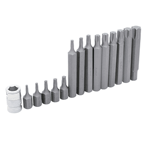Juego de puntas Torx hexágono de 3/8