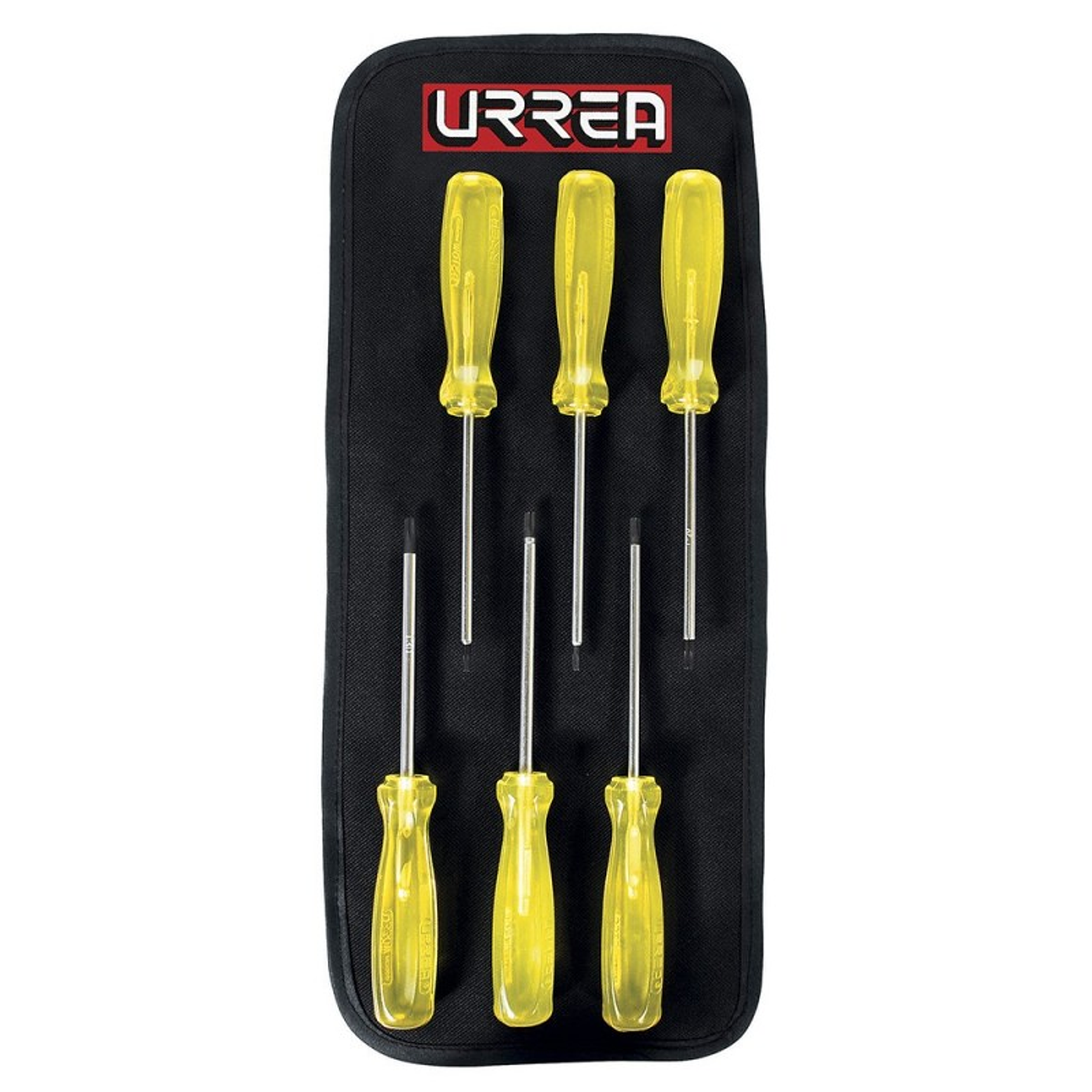 Juego de destornilladores con mango ámbar, punta torx, 6 piezas 1