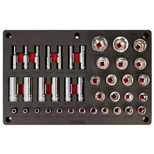 Juego de dados métricos cuadro de 1/2