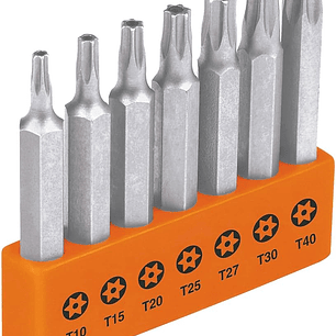 JUEGO DE PUNTAS TORX 7 PIEZAS