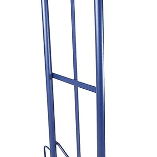 Diablo bodeguero capacidad 400 kg azul con llanta sólida