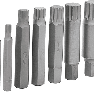 Juego de puntas bristol hexágono de 5/16