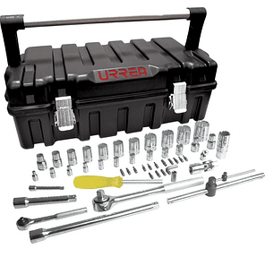 Juego de dados y accesorios cuadro de 1/4