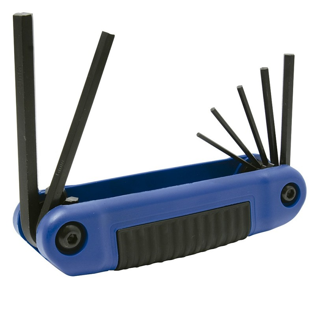 JUEGO DE LLAVES HEXAGONALES TIPO NAVAJA 2 8 M.M 1