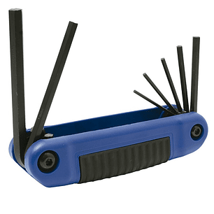 JUEGO DE LLAVES HEXAGONALES TIPO NAVAJA 2 8 M.M