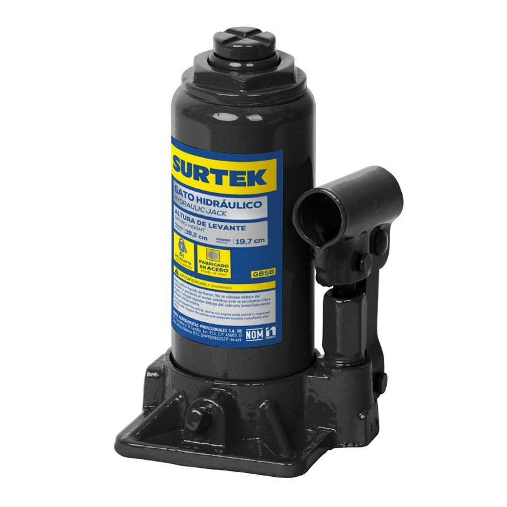 Gato hidráulico de botella, 6 ton 1