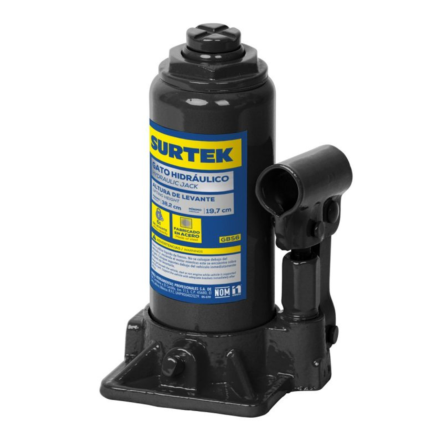 Gato hidráulico de botella, 6 ton 1