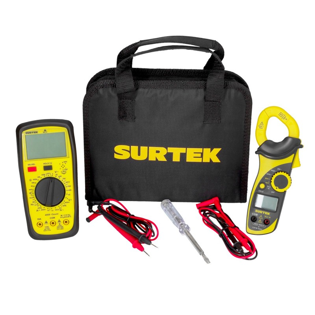 Juego combinado de herramienta con probadores eléctricos, 4 piezas 1