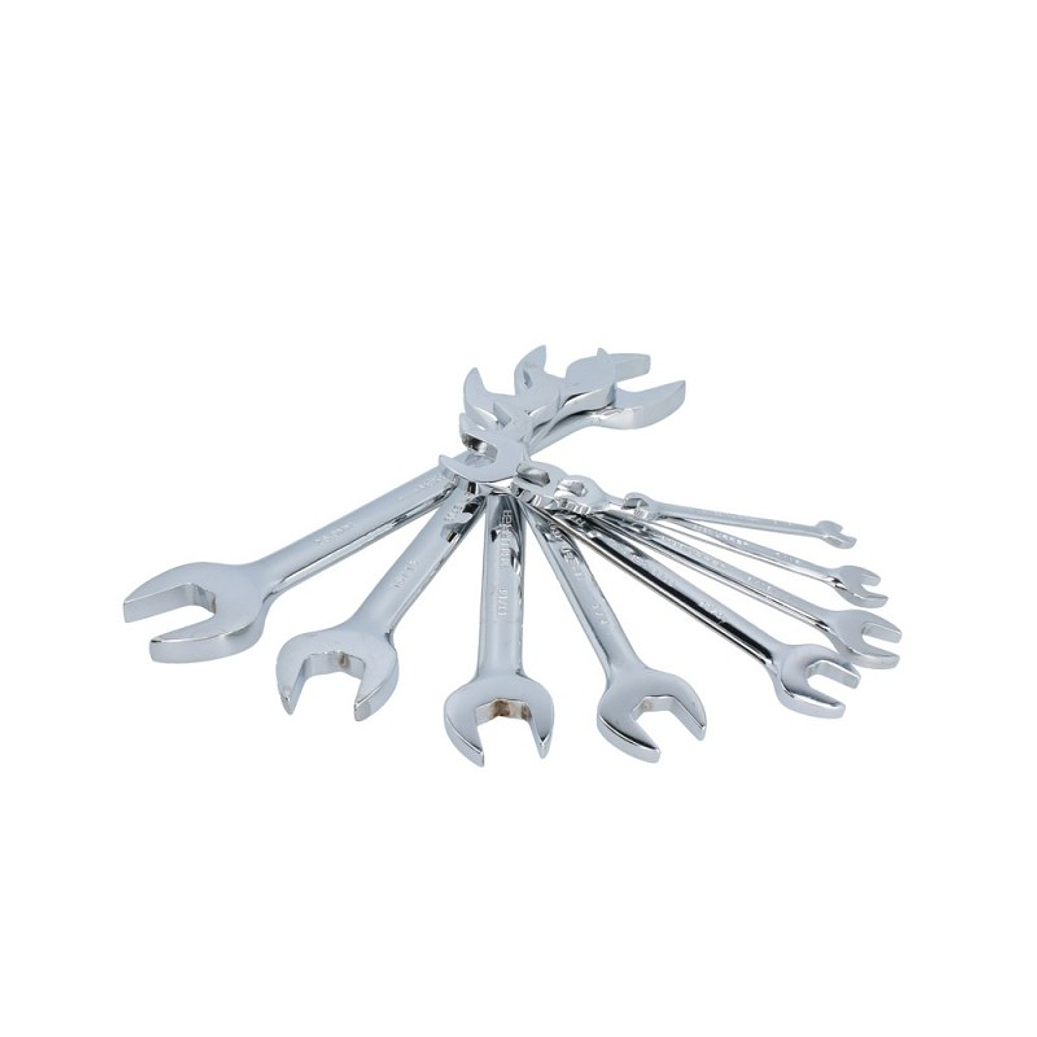 Juego de llaves españolas pulido espejo métricas, 9 piezas 1