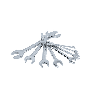 Juego de llaves españolas pulido espejo métricas, 9 piezas