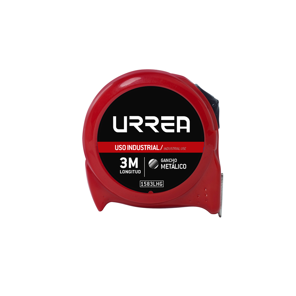 Flexómetro con carcasa de plástico 3 m x 19 mm granel 1