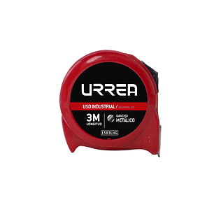 Flexómetro con carcasa de plástico 3 m x 19 mm granel