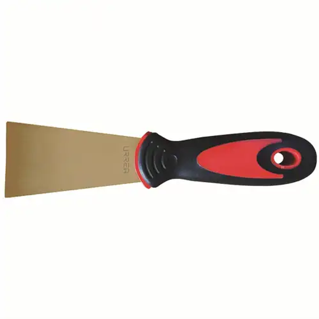 Espátula de bronce aluminio antichispa con mango bimaterial 4