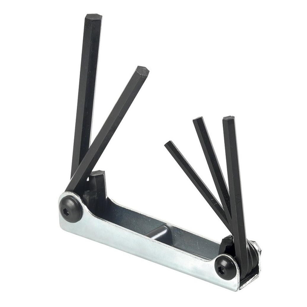 JUEGO DE LLAVES HEXAGONALES TIPO NAVAJA 5 PIEZAS 1