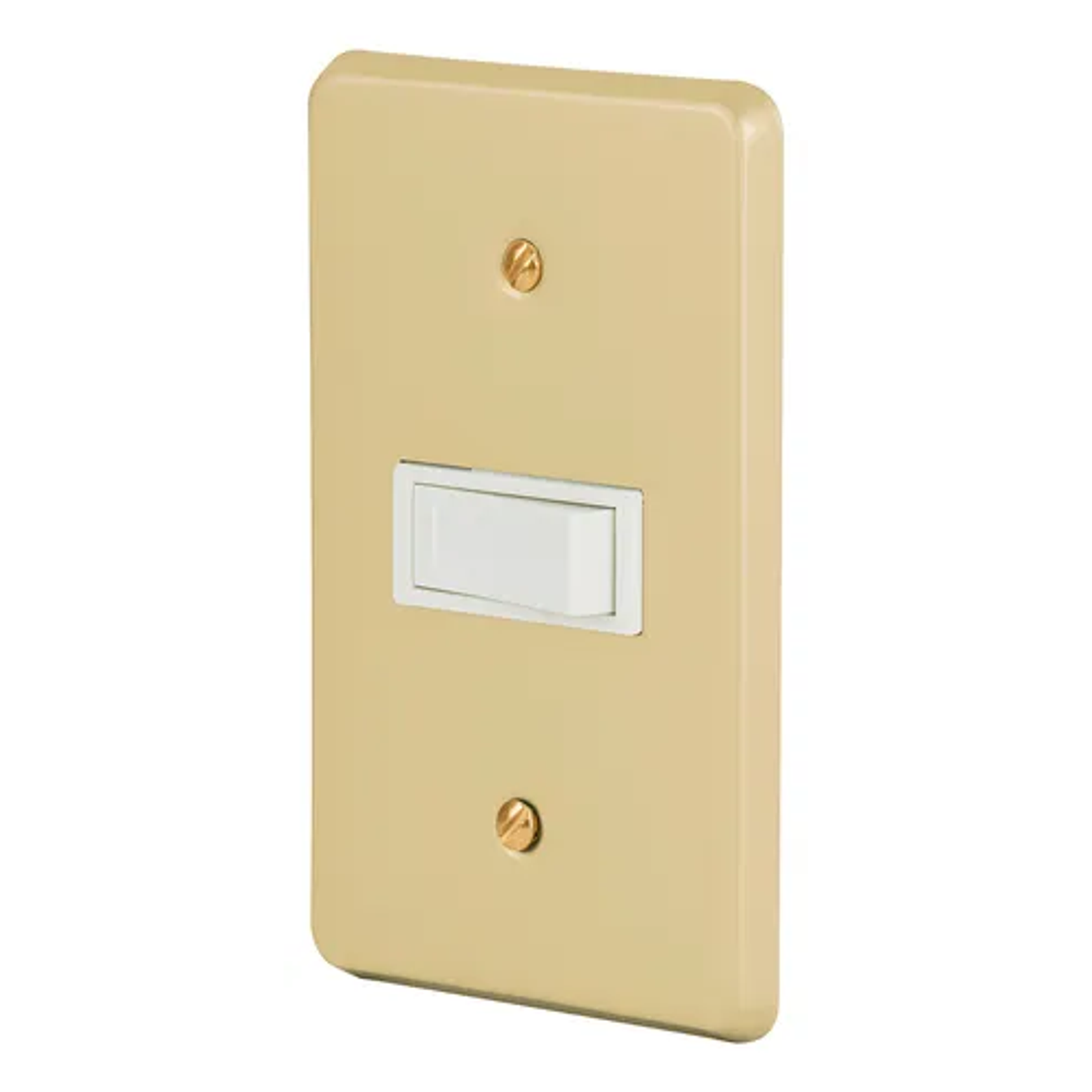 INTERRUPTOR SENCILLO VOLTECK PLACA DORADA 1